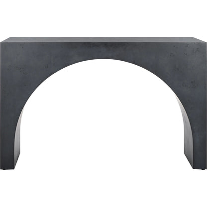 Moffat Burled Mappa Console Table by HedgeApple Essentials. Made from mdf in a transitional style.