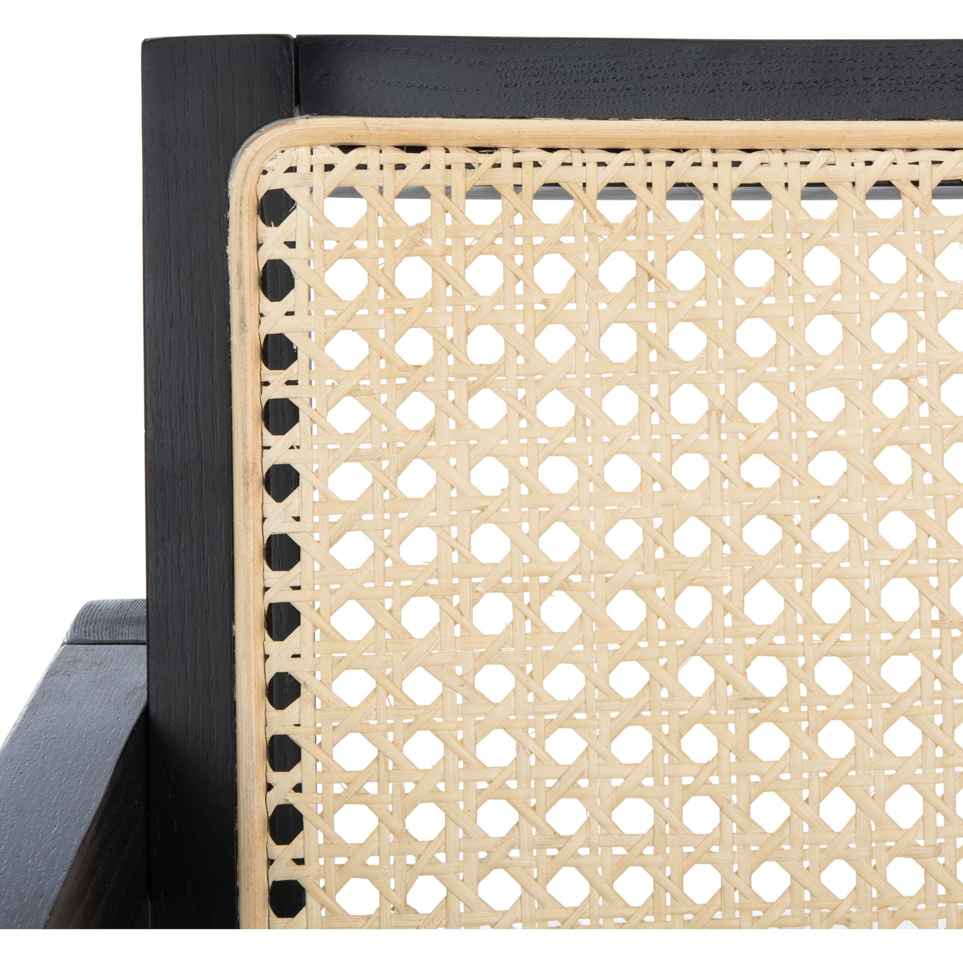 Edmonson Rattan Rocking Chair by HedgeApple Essentials. Made from wood, rattan in a coastal style.