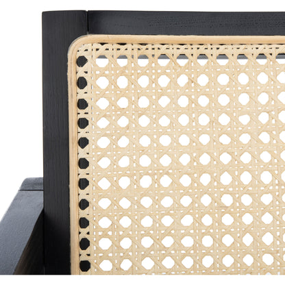 Edmonson Rattan Rocking Chair by HedgeApple Essentials. Made from wood, rattan in a coastal style.