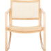 Edmonson Rattan Rocking Chair by HedgeApple Essentials. Made from wood, rattan in a coastal style.
