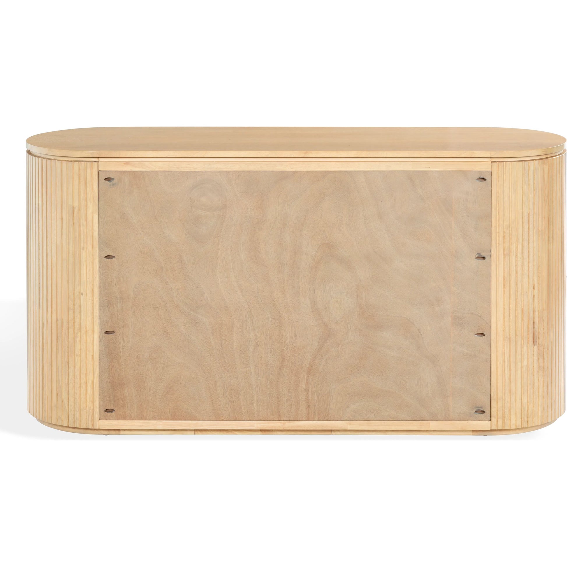 Berkshire Fluted 6 Drawer Dresser by HedgeApple Essentials. Made from rubberwood, veneer, manufactured wood, aluminum in a transitional style.