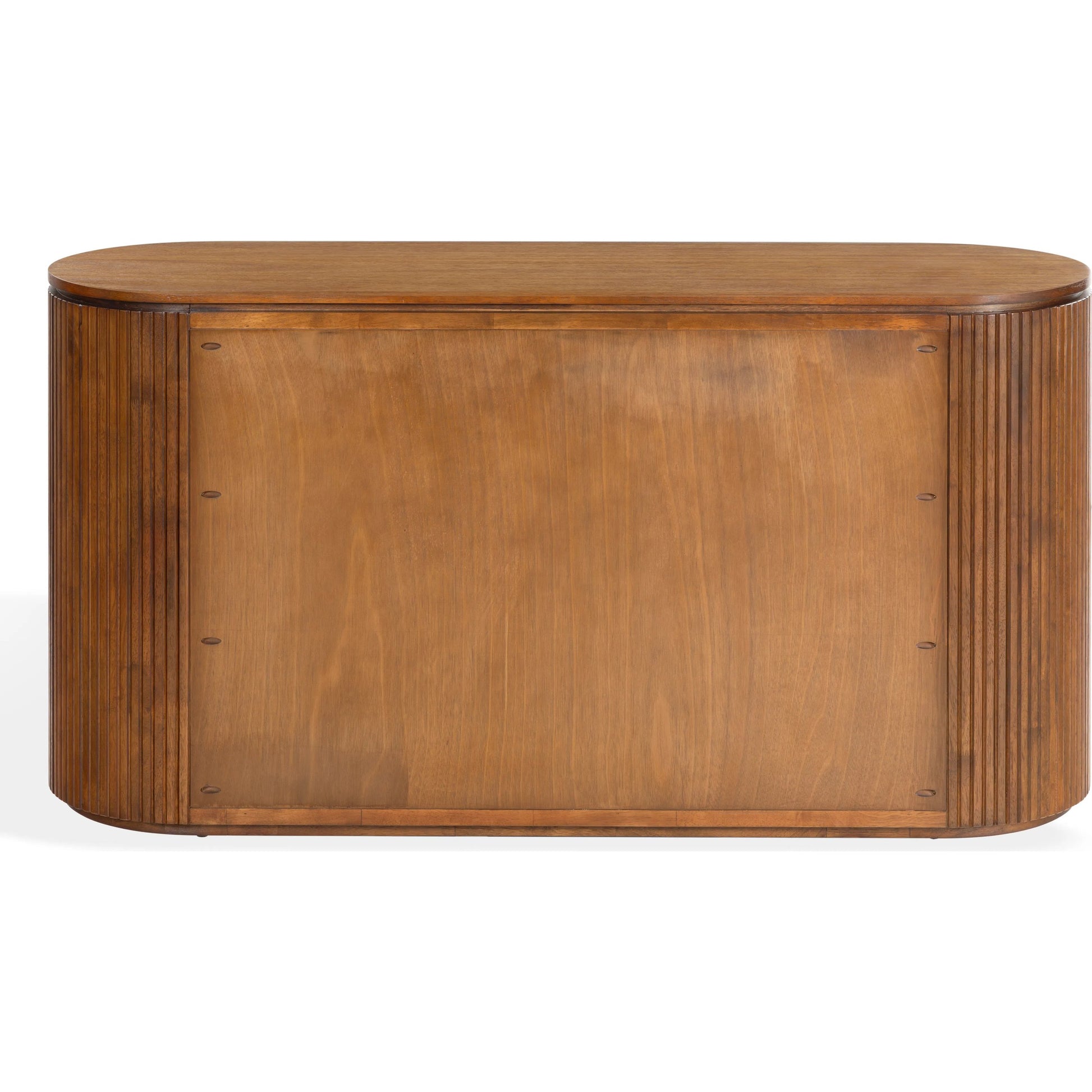 Berkshire Fluted 6 Drawer Dresser by HedgeApple Essentials. Made from rubberwood, veneer, manufactured wood, aluminum in a transitional style.