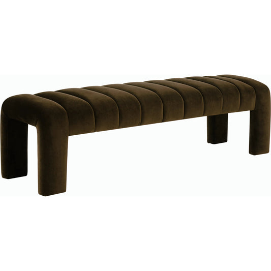 Hickory Channel Tufted Bench by HedgeApple Essentials. Made from unique in a modern style.