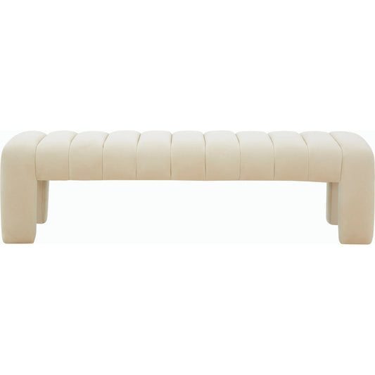 Hickory Channel Tufted Bench by HedgeApple Essentials. Made from unique in a modern style.