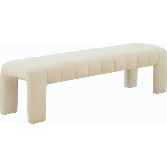 Hickory Channel Tufted Bench by HedgeApple Essentials. Made from unique in a modern style.