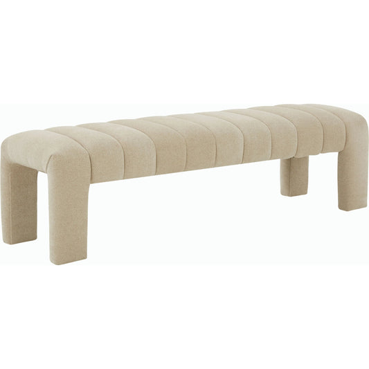 Hickory Channel Tufted Bench by HedgeApple Essentials. Made from unique in a modern style.