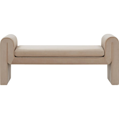 Rincon Bench by HedgeApple Essentials. Made from pinewood, plywood velvet (100% polyester) ca foam in a unique style.