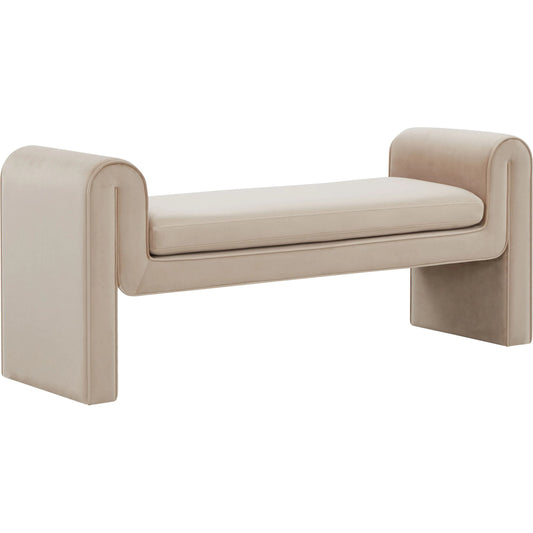 Rincon Bench by HedgeApple Essentials. Made from pinewood, plywood velvet (100% polyester) ca foam in a unique style.