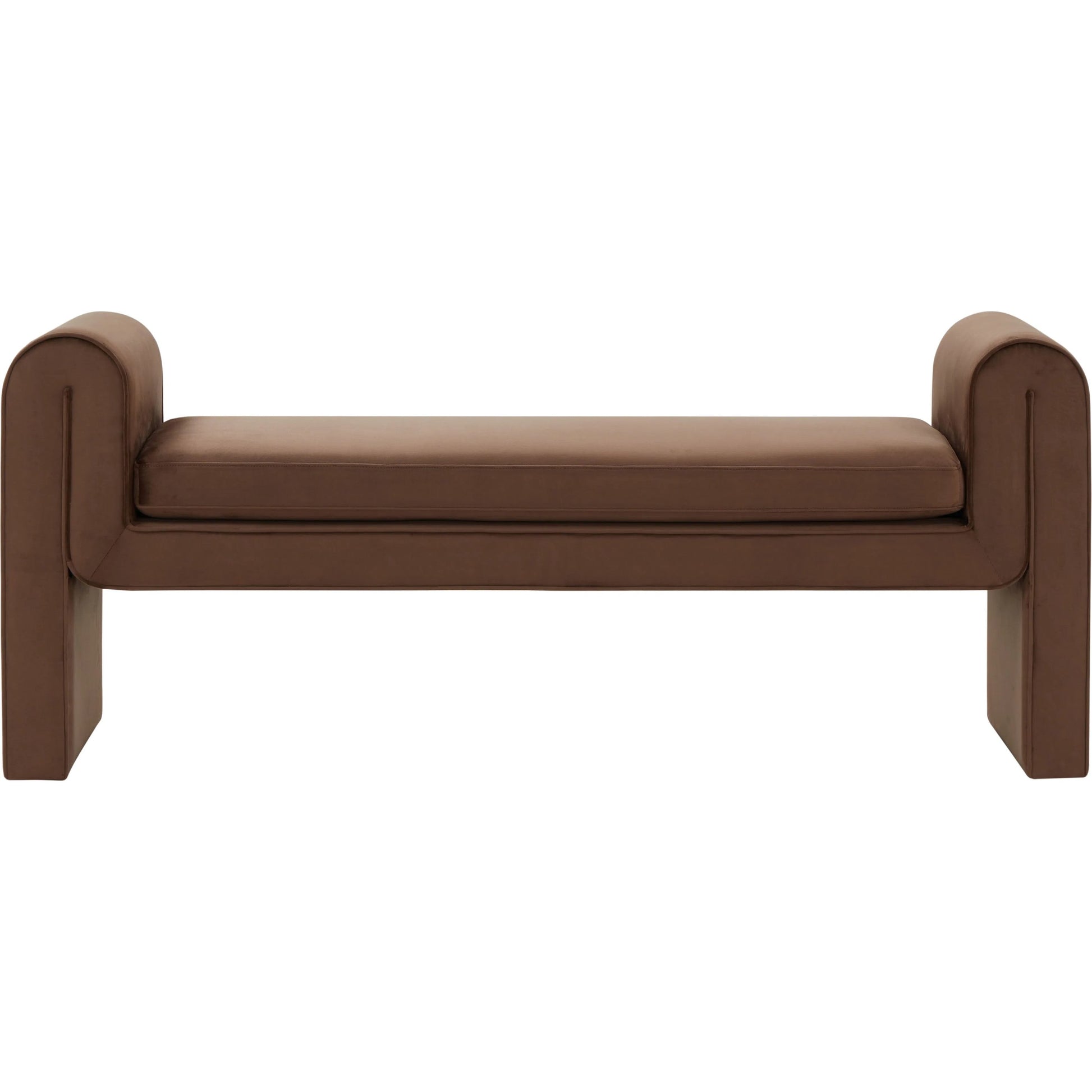 Rincon Bench by HedgeApple Essentials. Made from pinewood, plywood velvet (100% polyester) ca foam in a unique style.