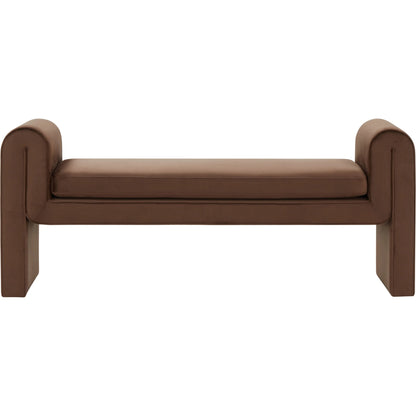 Rincon Bench by HedgeApple Essentials. Made from pinewood, plywood velvet (100% polyester) ca foam in a unique style.