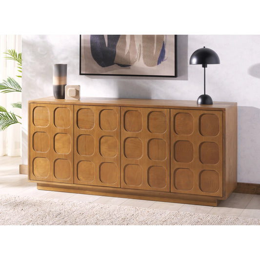 Kanawha Sideboard by HedgeApple Essentials in natural. Made from pine wood, pine veneer, plywood in a traditional style.