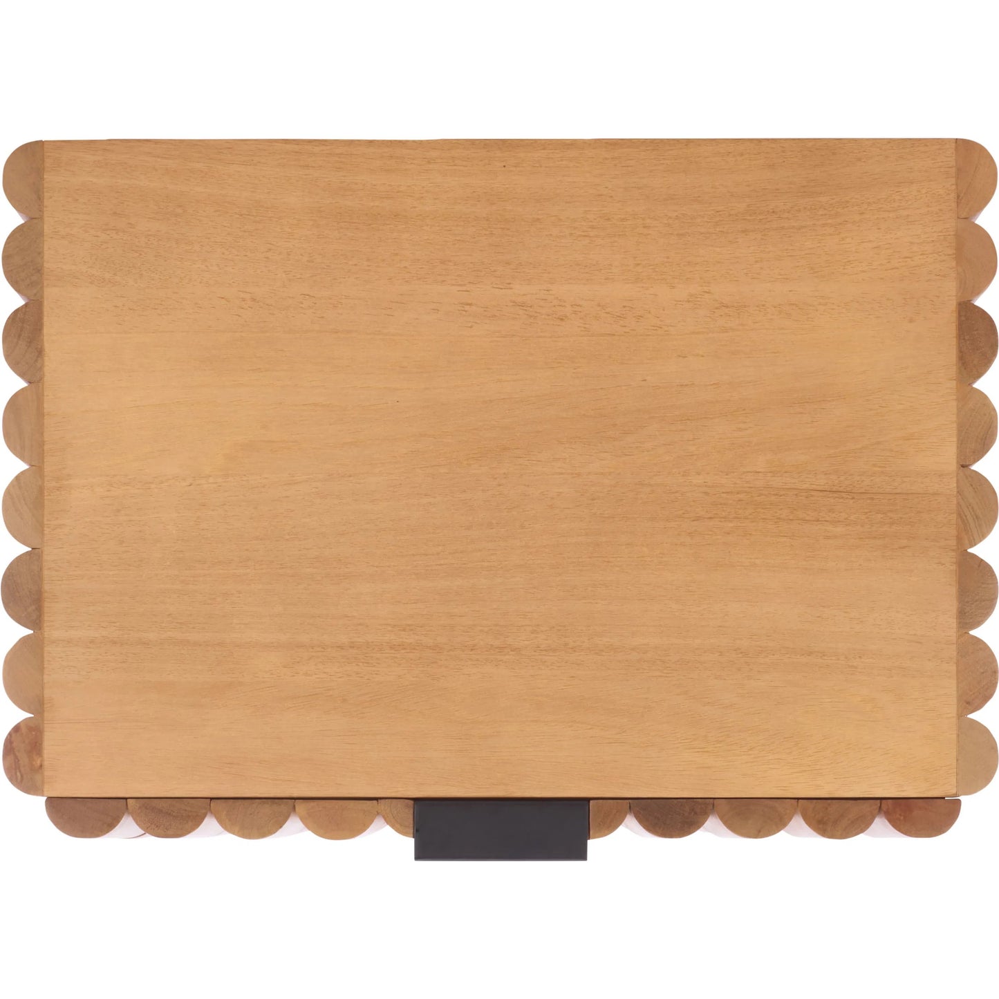 011 SI-2454182 | Additional Silo | Limestone Fluted Nightstand by HedgeApple Essentials in natural, black. Made from mango wood, veneer, plywood, iron in a transitional style.