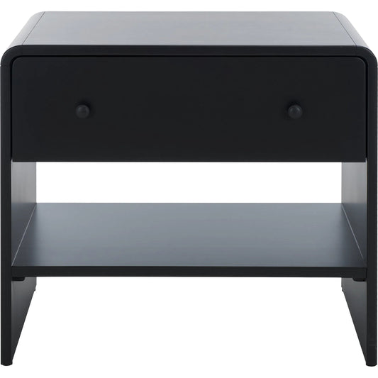 Box 1 Drawer Nightstand by HedgeApple Essentials. Made from mahogany, mahogany veneer, mdf in a unique style.