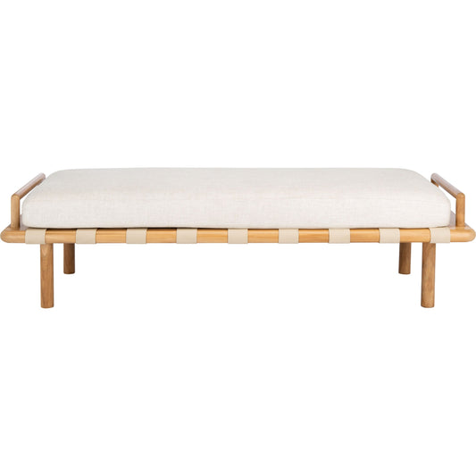 Hayes Teak Bench by HedgeApple Essentials. Made from unique in a coastal style.
