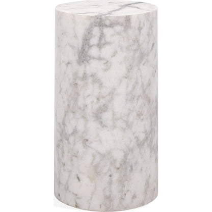 Rota Round Drink Table by HedgeApple Essentials. Made from marble in a modern style.