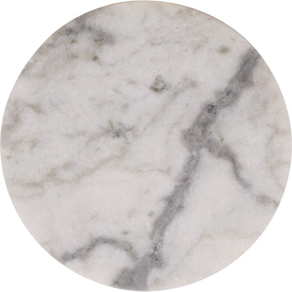 Rota Round Drink Table by HedgeApple Essentials. Made from marble in a modern style.