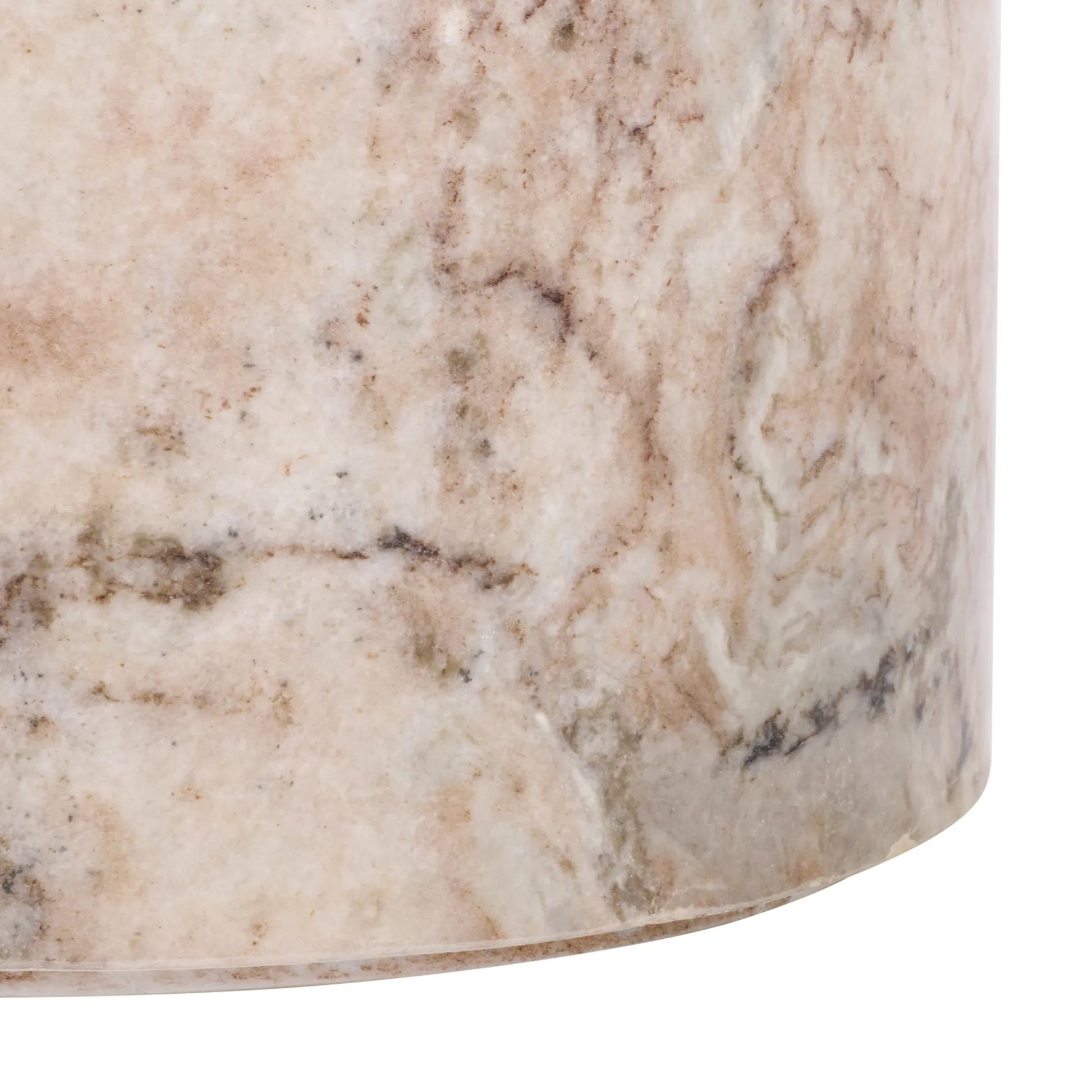 Rota Round Drink Table by HedgeApple Essentials. Made from marble in a modern style.