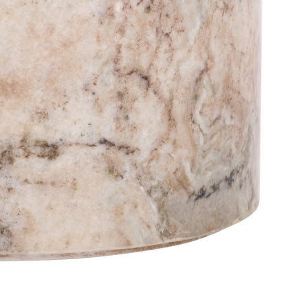 Rota Round Drink Table by HedgeApple Essentials. Made from marble in a modern style.