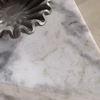 Rota Triangle Drink Table by HedgeApple Essentials. Made from marble in a modern style.