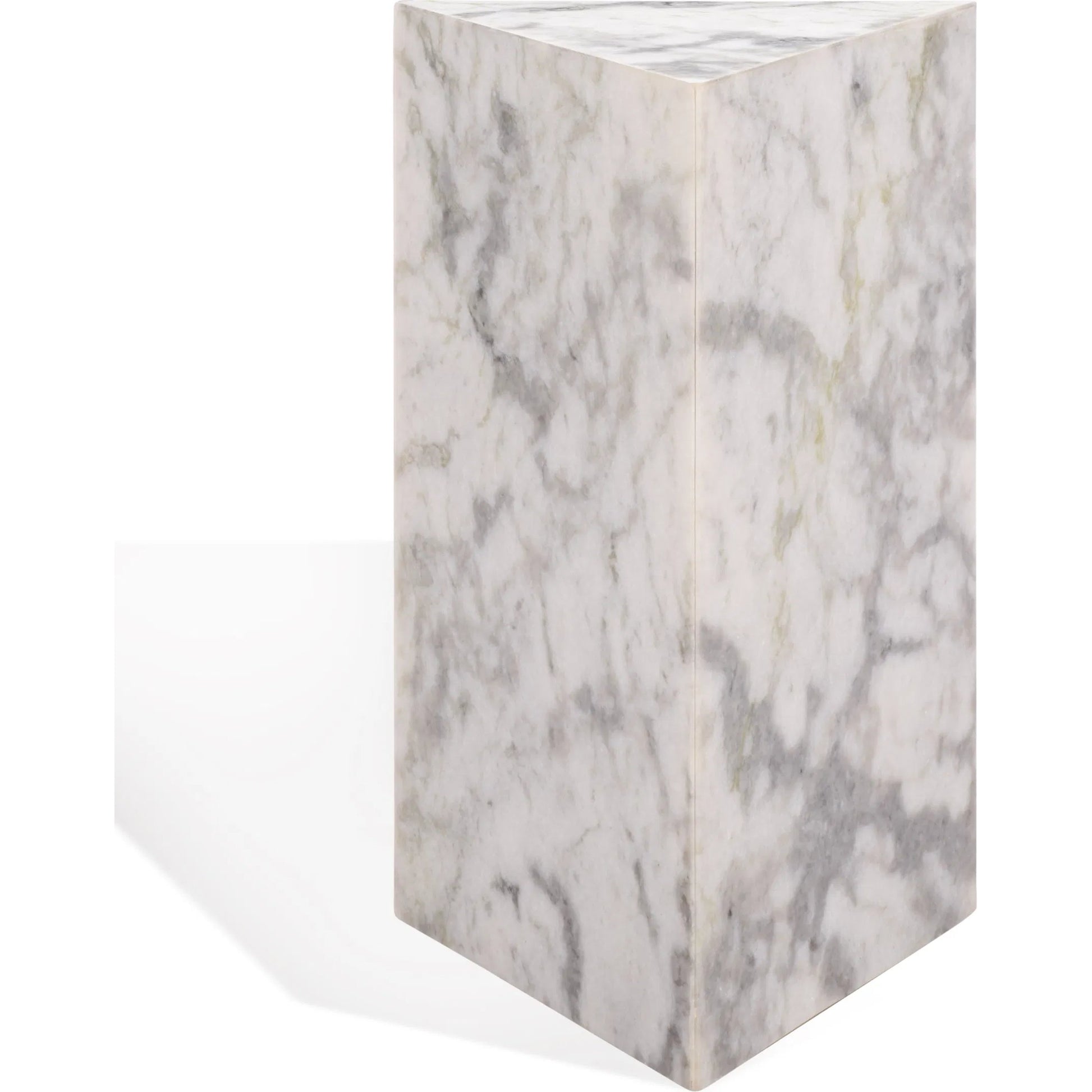 Rota Triangle Drink Table by HedgeApple Essentials. Made from marble in a modern style.