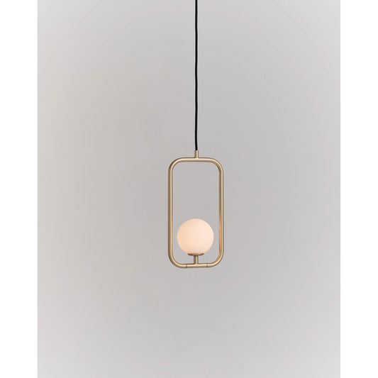 Sircle Pendant S by Seed Design. Made from mouth-blown glass, steel in a modern style.