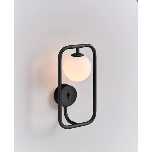Sircle Wall Lamp by Seed Design. Made from mouth-blown glass, steel in a modern style.