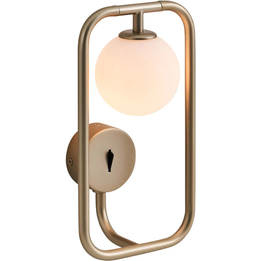 Sircle Wall Lamp by Seed Design. Made from mouth-blown glass, steel in a modern style.