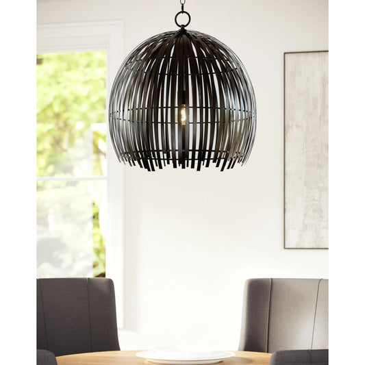 Hanalei Large One Light Pendant by Visual Comfort & Co.. Made from steel in a unique style.