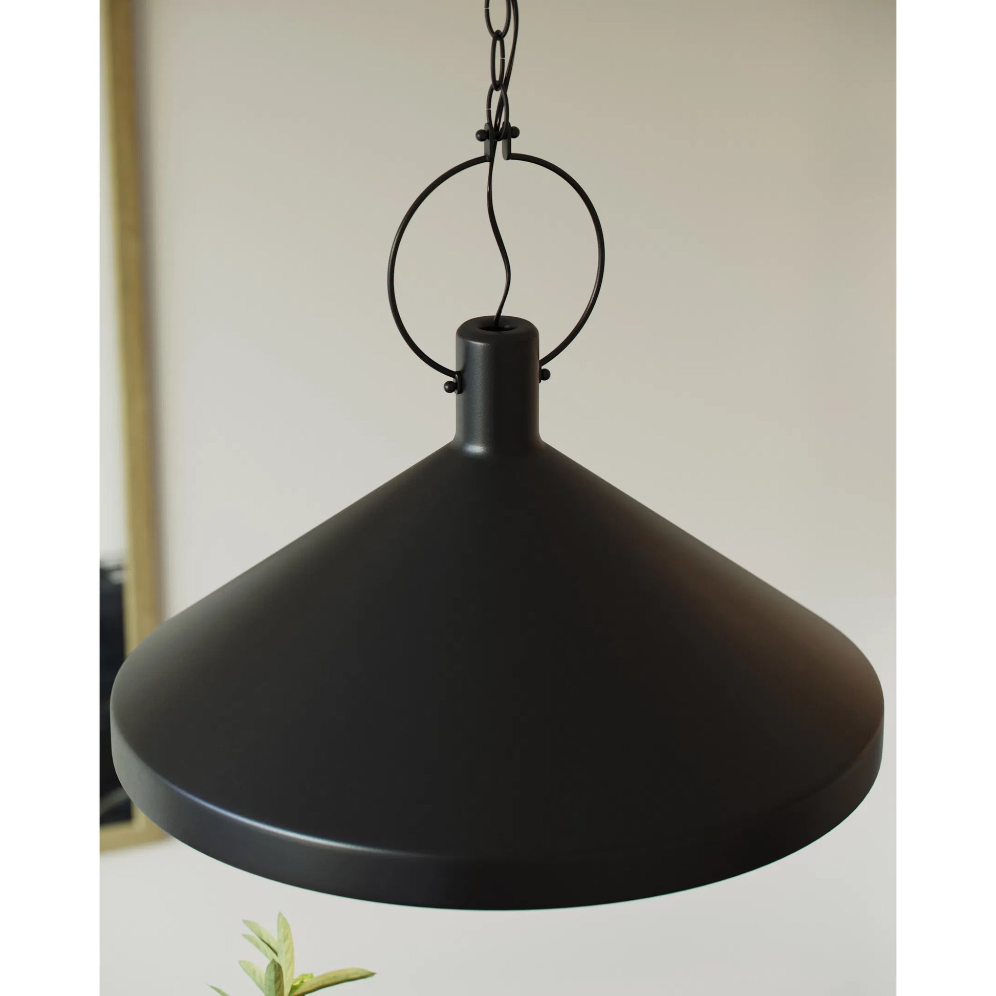 Lyon Large One Light Pendant by Visual Comfort & Co.. Made from steel in a unique style.