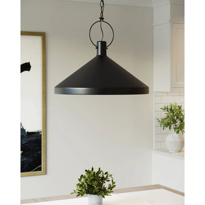 Lyon Large One Light Pendant by Visual Comfort & Co.. Made from steel in a unique style.