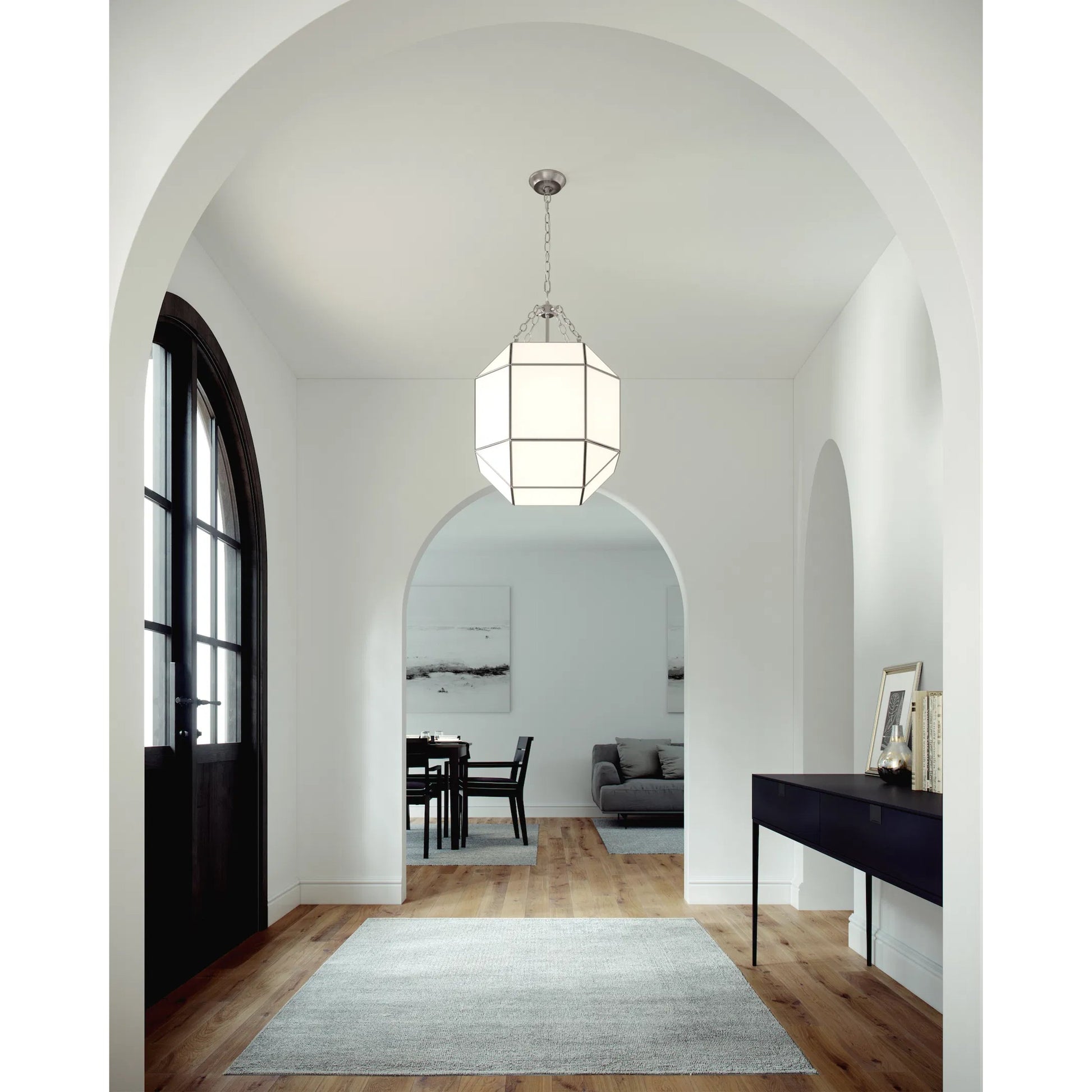 Morrison Large Four Light Lantern by Visual Comfort & Co.. Made from steel in a unique style.
