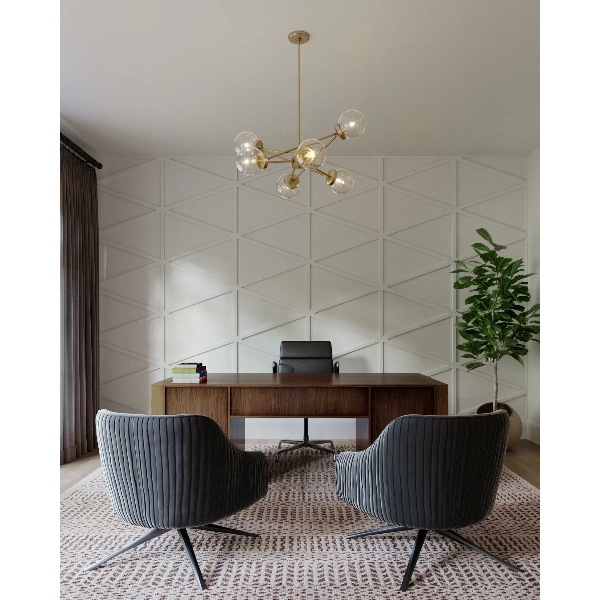Tierney 6-Light Chandelier by Visual Comfort & Co.. Made from steel in a unique style.