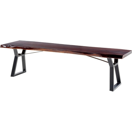 Stavanger - 32634 by Surya in top: brown, base: black and powder coatednatural. Made from top: wood, base: metal in a transitional style.