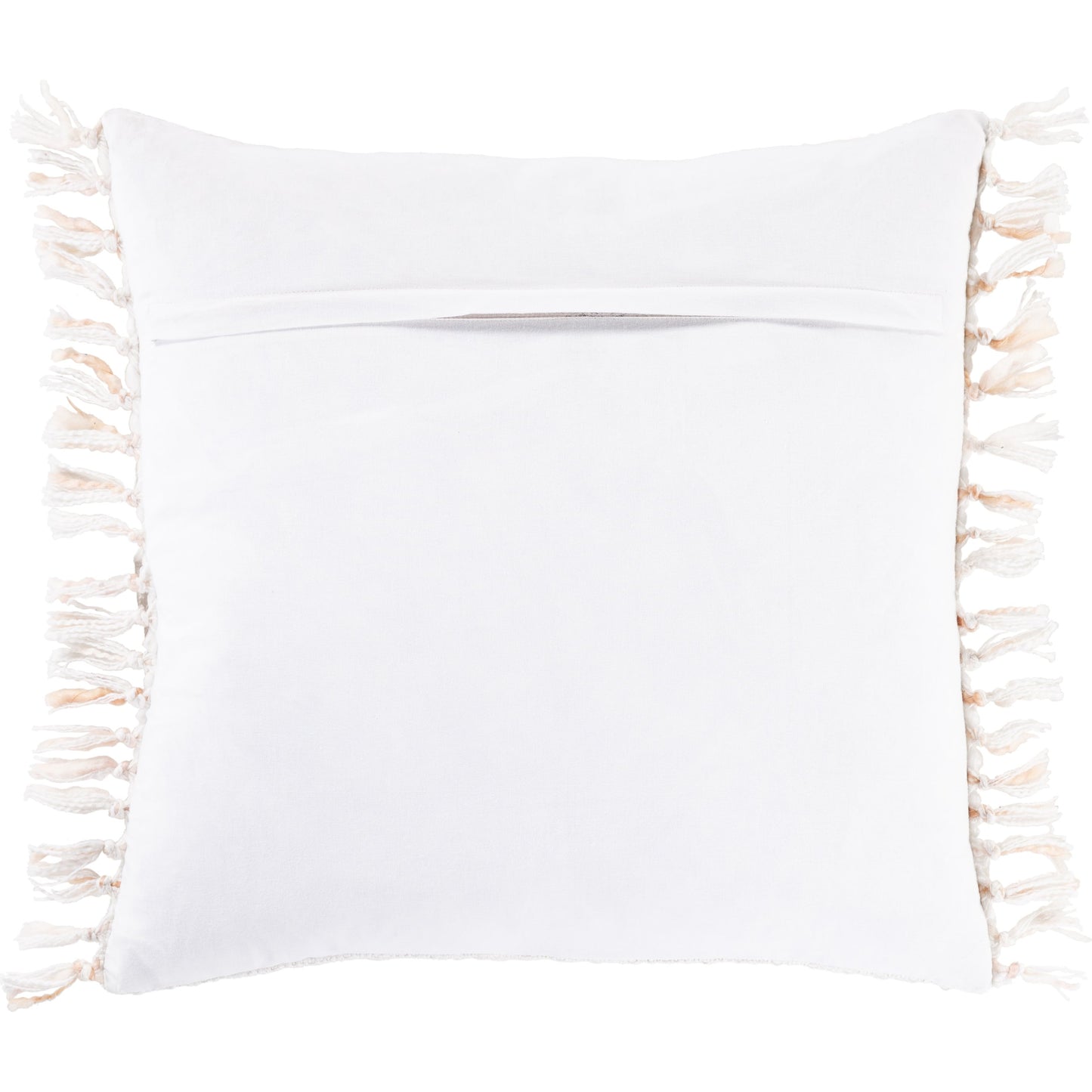 004 SR-881066,SR-881067 | Additional Silo | Saugatuck Pillow - 15770 by Surya in white, blush, peach. Made from 70% cotton, 30% acrylic, 100% cotton in a modern style.