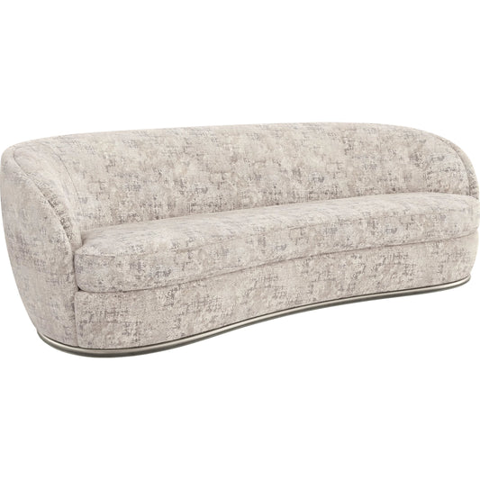 Nebula Sofa by Caracole in charcoal leaf. Made from birch in a unique style.