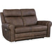 Duncan Power Loveseat by Hooker Furniture in kalahari bark. Made from leather, kalahari bark (semi-aniline top grain with splits) in a traditional style.