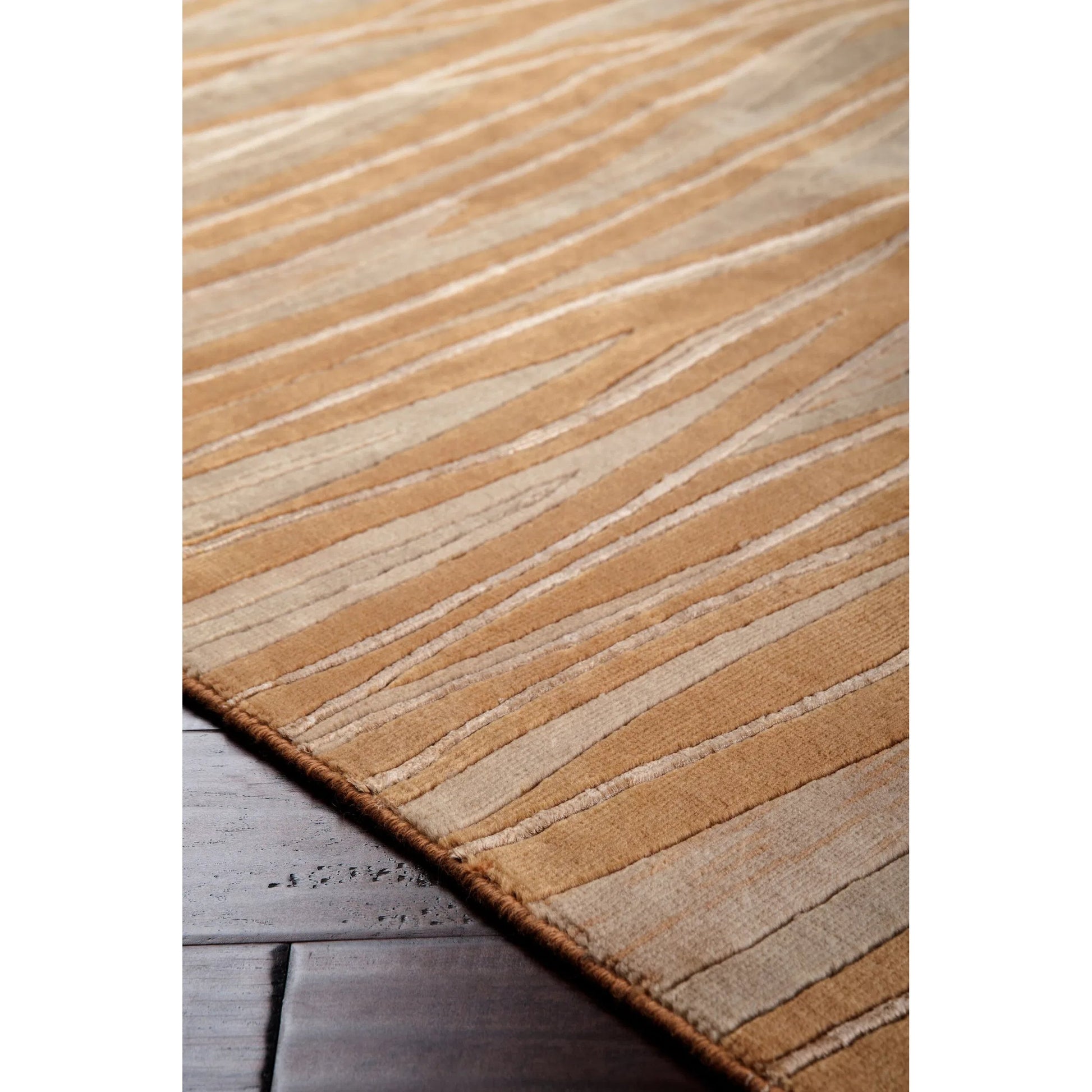 Shibui SH-7406 Indoor/Outdoor Rug by Surya in light blue, light gray, light sage, off-white, brown. Made from 100% semi-worsted new zealand wool in a unique style.