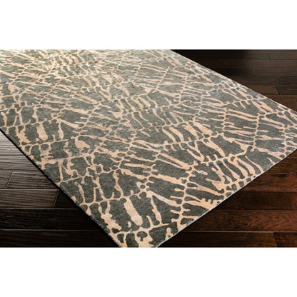 SHB-8002 Rug by Surya in charcoal, beige. Made from 100% viscose in a unique style.