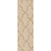 Dark Brown, Beige / 2'6" x 8'