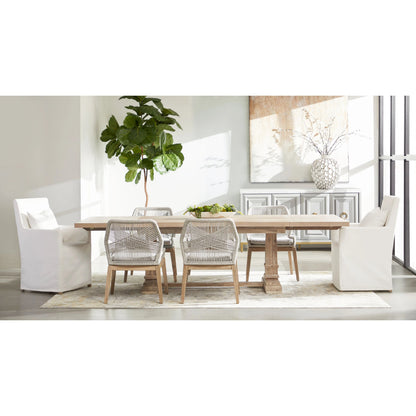 Shelter Slipcover Arm Chair by Essentials For Living in natural gray, livesmart peyton-pearl. Made from solid birch, plywood, 98% polyester, 2% nylon in a transitional style.