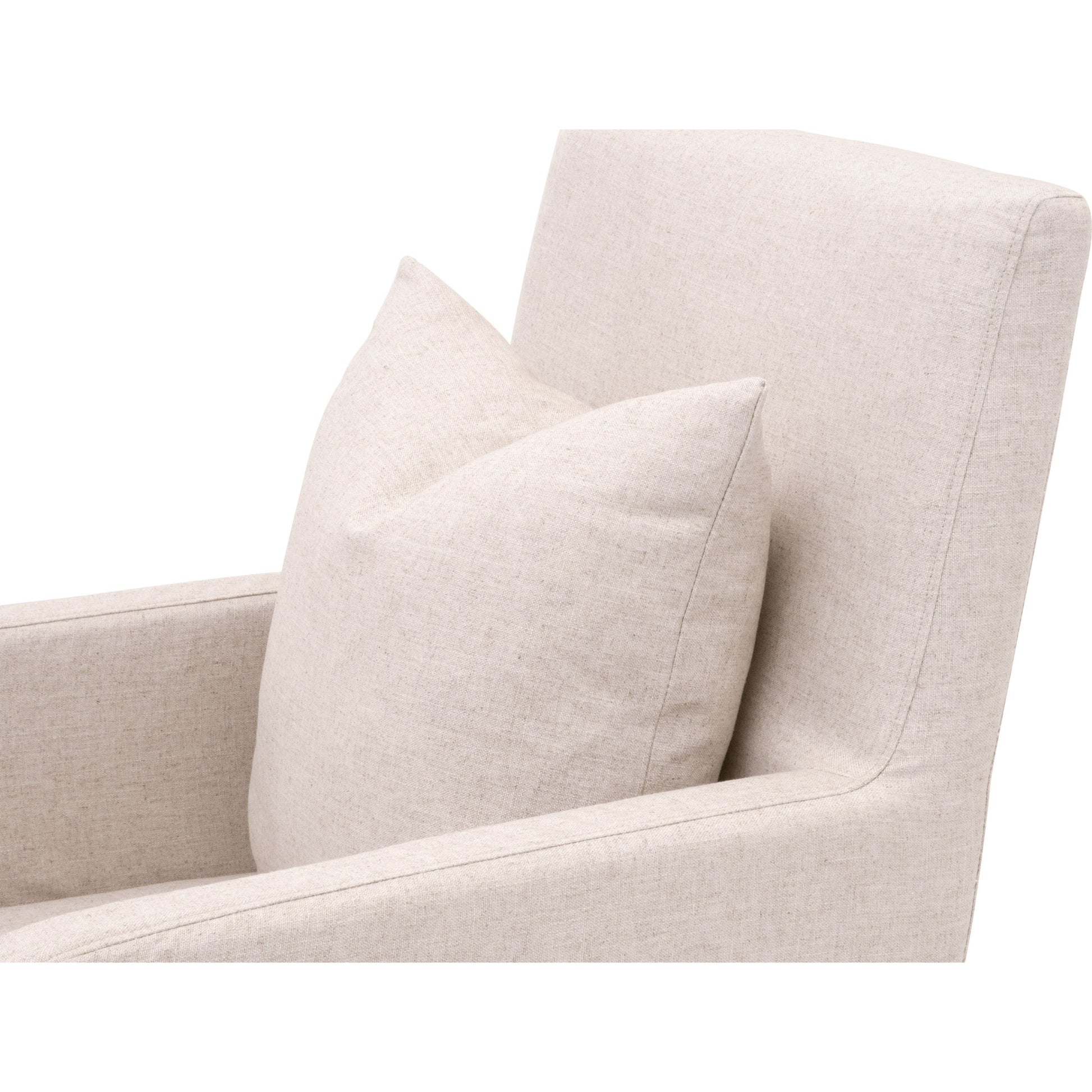 Shelter Slipcover Arm Chair by Essentials For Living in natural gray, livesmart peyton-pearl. Made from solid birch, plywood, 98% polyester, 2% nylon in a transitional style.
