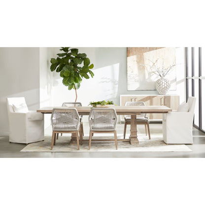 Shelter Slipcover Arm Chair by Essentials For Living in natural gray, livesmart peyton-pearl. Made from solid birch, plywood, 98% polyester, 2% nylon in a transitional style.