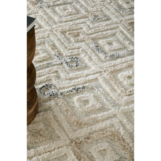 Anica Transitional Moroccan Rug - 8004F by Feizy in ivory, gray, black. Made from wool in a unique style.