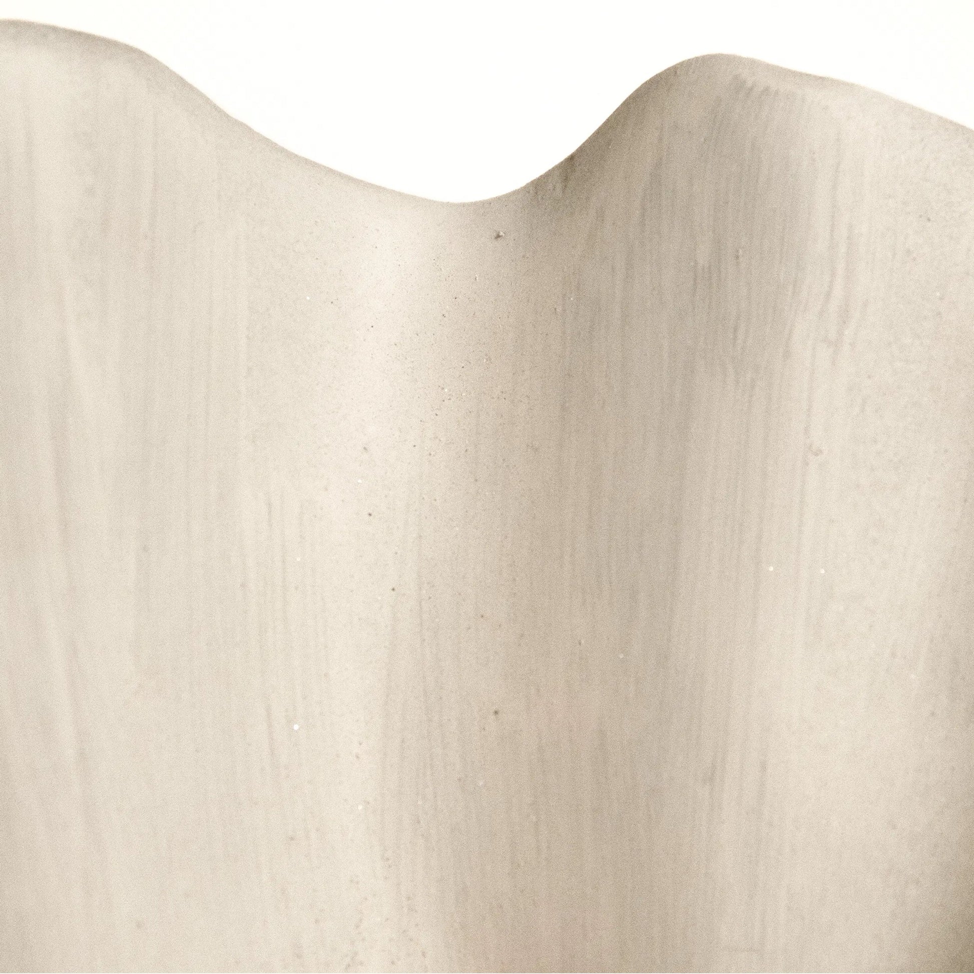 Tridacna Half Shell Bowl by Zentique in off-white, taupe. Made from resin in a transitional style.