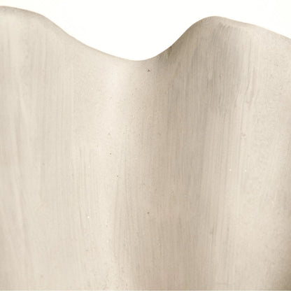 Tridacna Half Shell Bowl by Zentique in off-white, taupe. Made from resin in a transitional style.