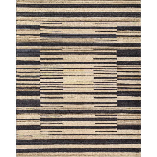 Stockholm Rug - 488268 by Surya in onyx, natural, warm grey, sage, eggplant. Made from face: 80% wool, 20% cotton, warp: 20% cotton in a unique style.