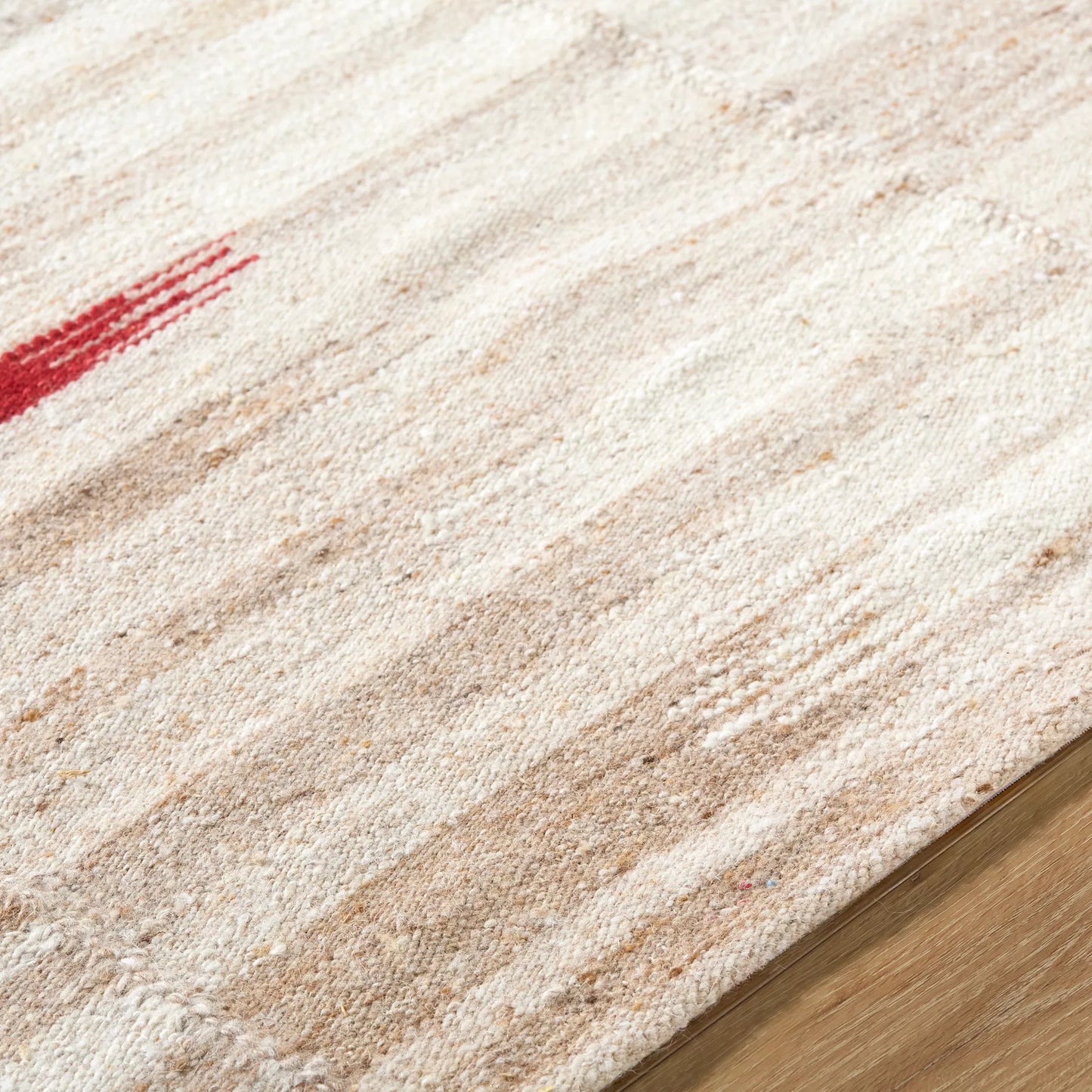 004 SI-2164880,SI-2164881,SI-2164882,SI-2164883 | Closeup | Stockholm Rug - 532451 by Surya in beige, sand, crimson, navy, mustard, sky blue. Made from wool in a unique style.