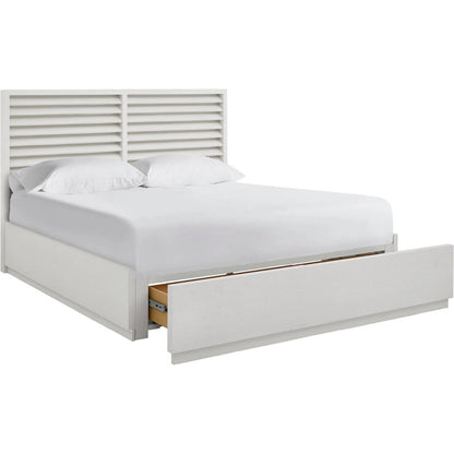 Oasis Shoreline Panel Storage Bed by Coastal Living by Universal Furniture in white pine. Made from unique in a transitional style.