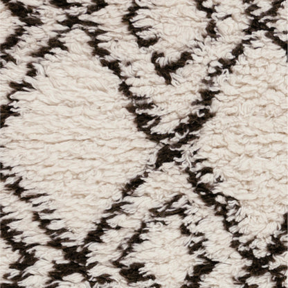 Sherpa Rug - 12707 by Surya in charcoal, ivory. Made from 100% wool in a unique style.
