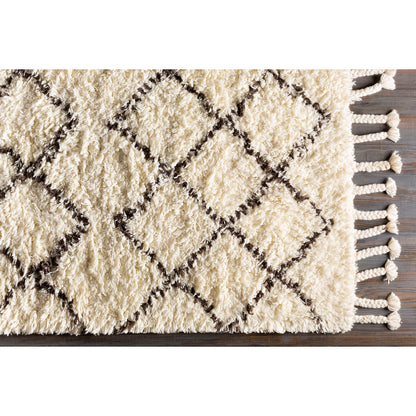 Sherpa SHP-8001 Indoor/Outdoor Rug by Surya in charcoal, ivory. Made from 100% wool in a unique style.
